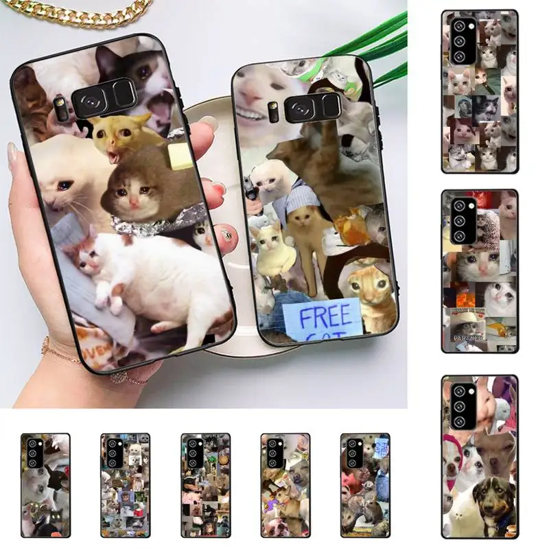 

Crying Cat Memes Phone Case for Samsung J 2 3 4 5 6 7 8 prime plus 2018 2017 2016 core