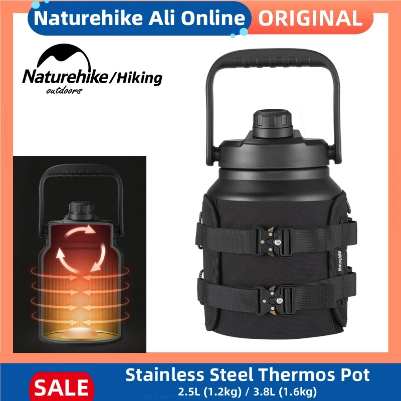 

Naturehike Outdoor Thermos 304 Stainless Steel Kettle Food Grade Insulation Cup Portable Camping Large Capacity Insulation Cup