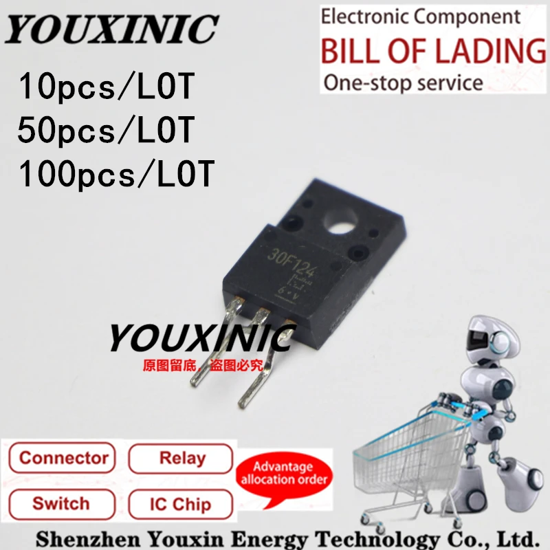 

YOUXINIC 100% new imported original GT30F124 30F124 TO-220F liquid crystal plasma common tubes