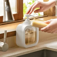 clear reusable for kitchen sink bathroom soap dispenser with plastic pump