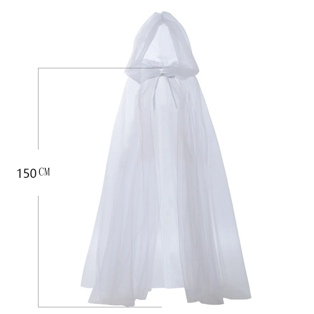 

Halloween Cape Cloak Witch Cosplay Masquerade Costume. Mesh. Wedding Dress