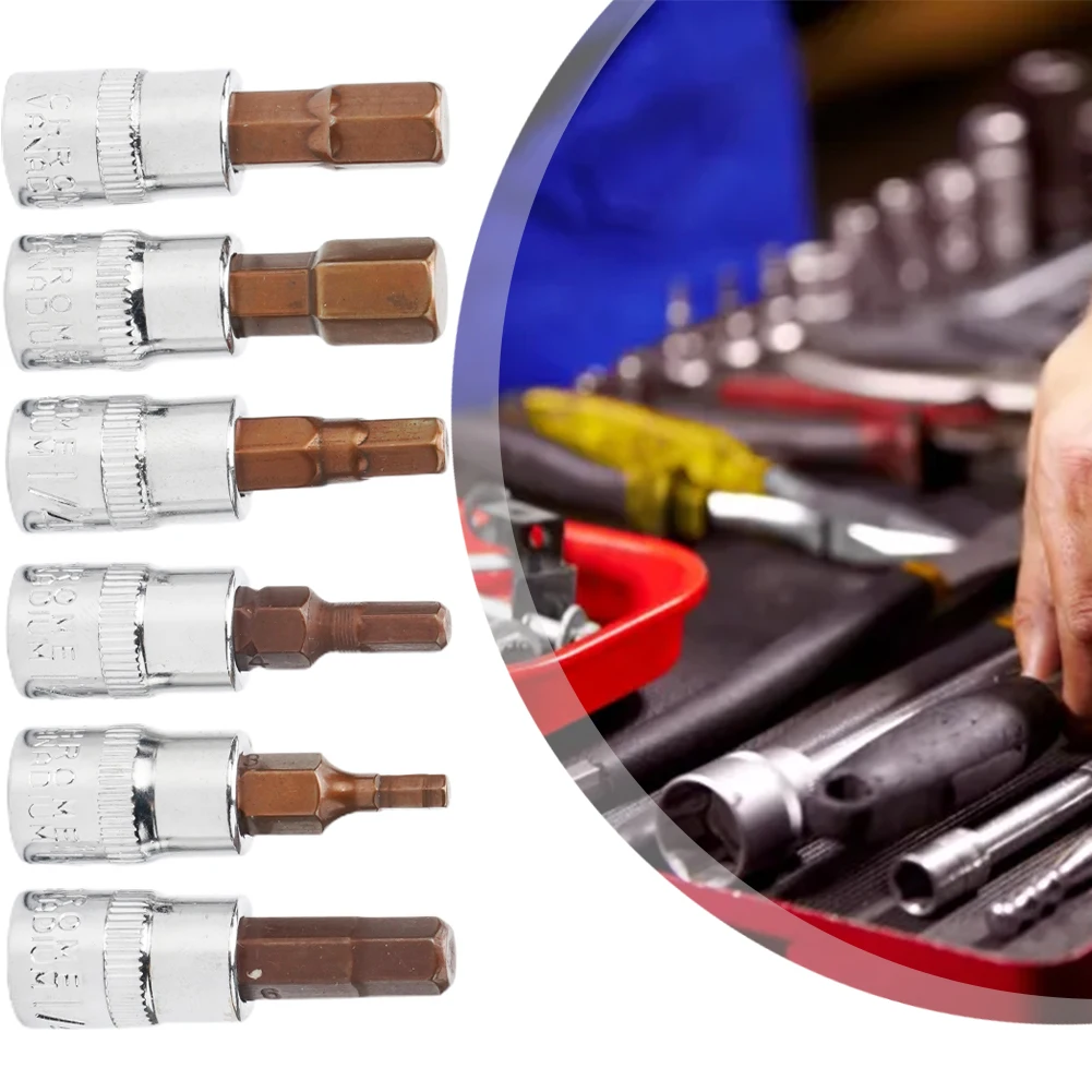 6 шт. Набор бит для отвертки 1/4 дюйма H3 H4 H5 H6 H8 H10