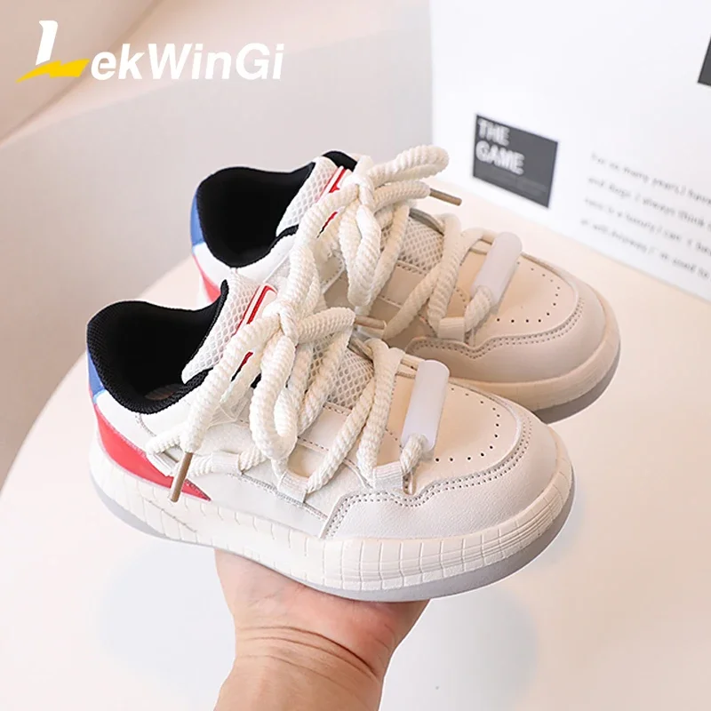 

Size 26-36 Girl's Sneakers Fashion Kids Boy Tennis Lace-up Children Casual Shoes Waterproof toddler shoes buty dla dziewczynki