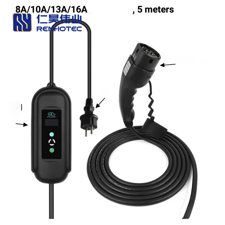 

Portable EV Charge AC Type2 Standards Vehicle Charging Connector EV Wall Box