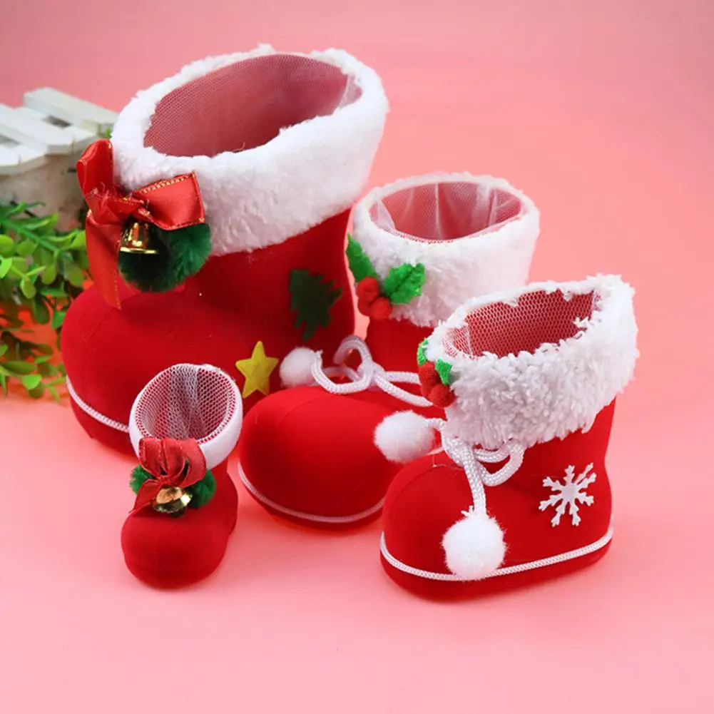 Christmas Candy Boots Childlike Creative Eye-catching Adorable Christmas Boots for Home  Gift Boots  Christmas Boots images - 6