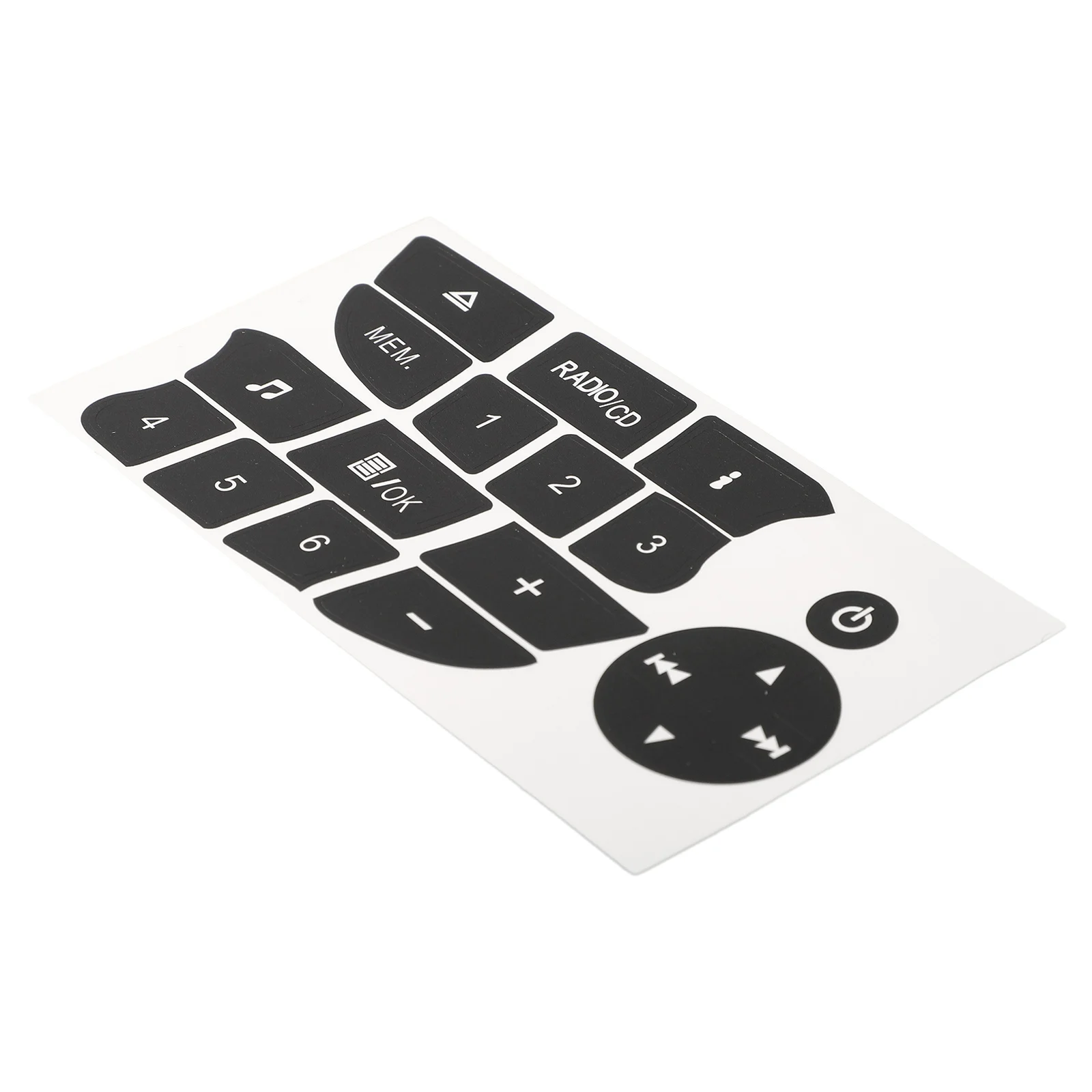 1 шт. ремонтная наклейка на кнопку автомобильного радио Лидер продаж CD Aufkleber Reparatur