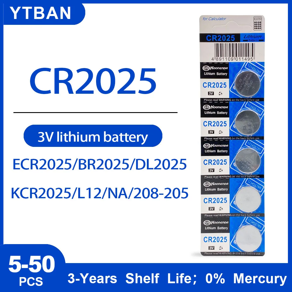 5-50 шт., Литиевые кнопочные батареи для часов