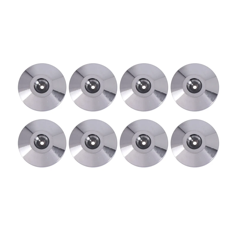 

Hot 3C-8 Pcs 25 x 4Mm Universal Copper Speaker Spikes Pads Speaker Shock Base Pad Isolation Stand Feet Cone Base Mats Floor Disc