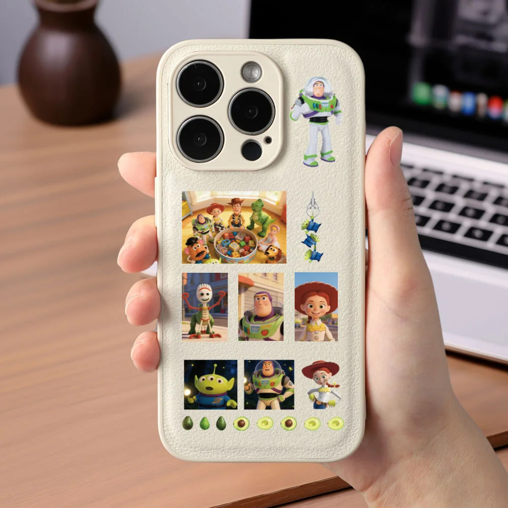 Фото Набор из 8 наклеек Disney Toy Story: милые стикеры с Баззом Лайтером и Вуди, аниме-декали для скрапбукинга, ноутбуков, бутылок для воды №4