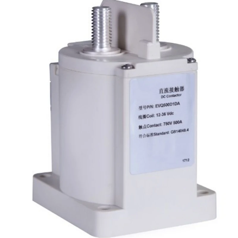

500A Electrical Relay Magnetic Contactor with Auxiliary Contact High Voltage Power Supply 12Vdc-1000Vdc