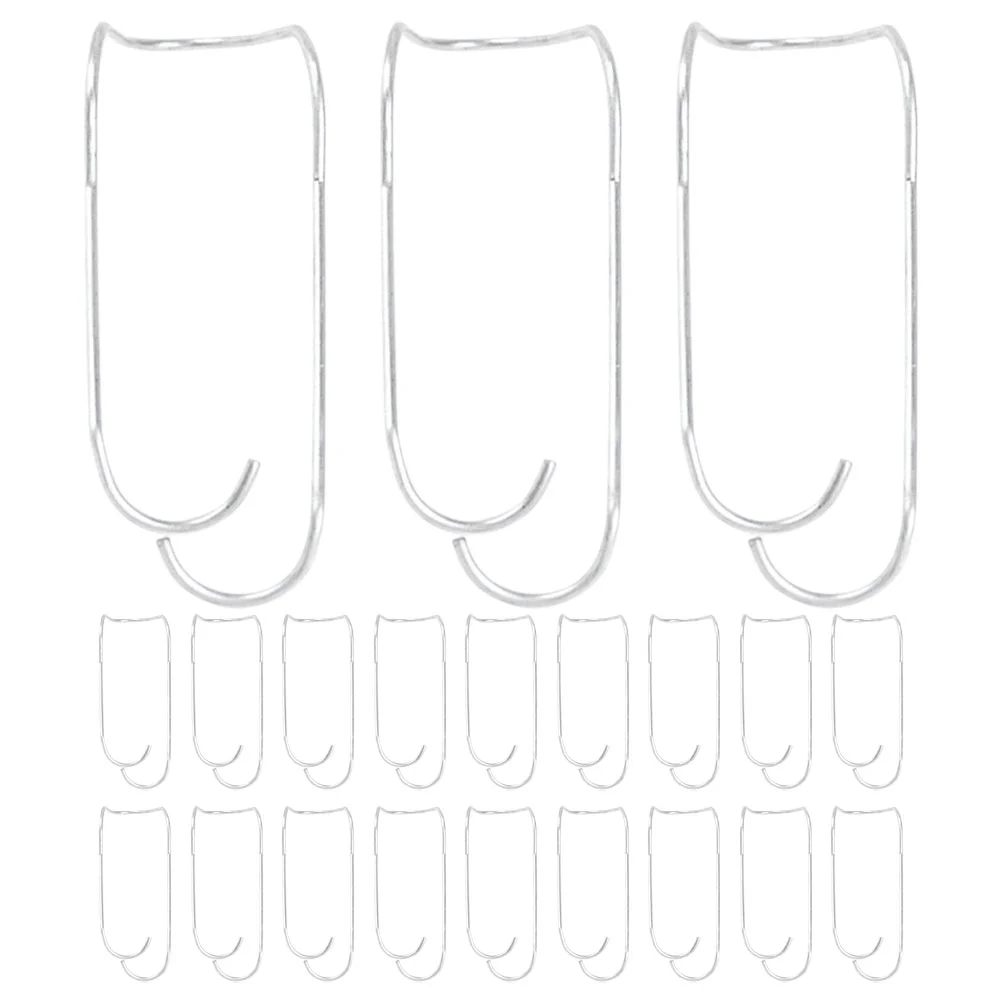 

30 Pcs Buckles Plants Trellis Garden Support Clips Iron Fixing Convenient Pillar