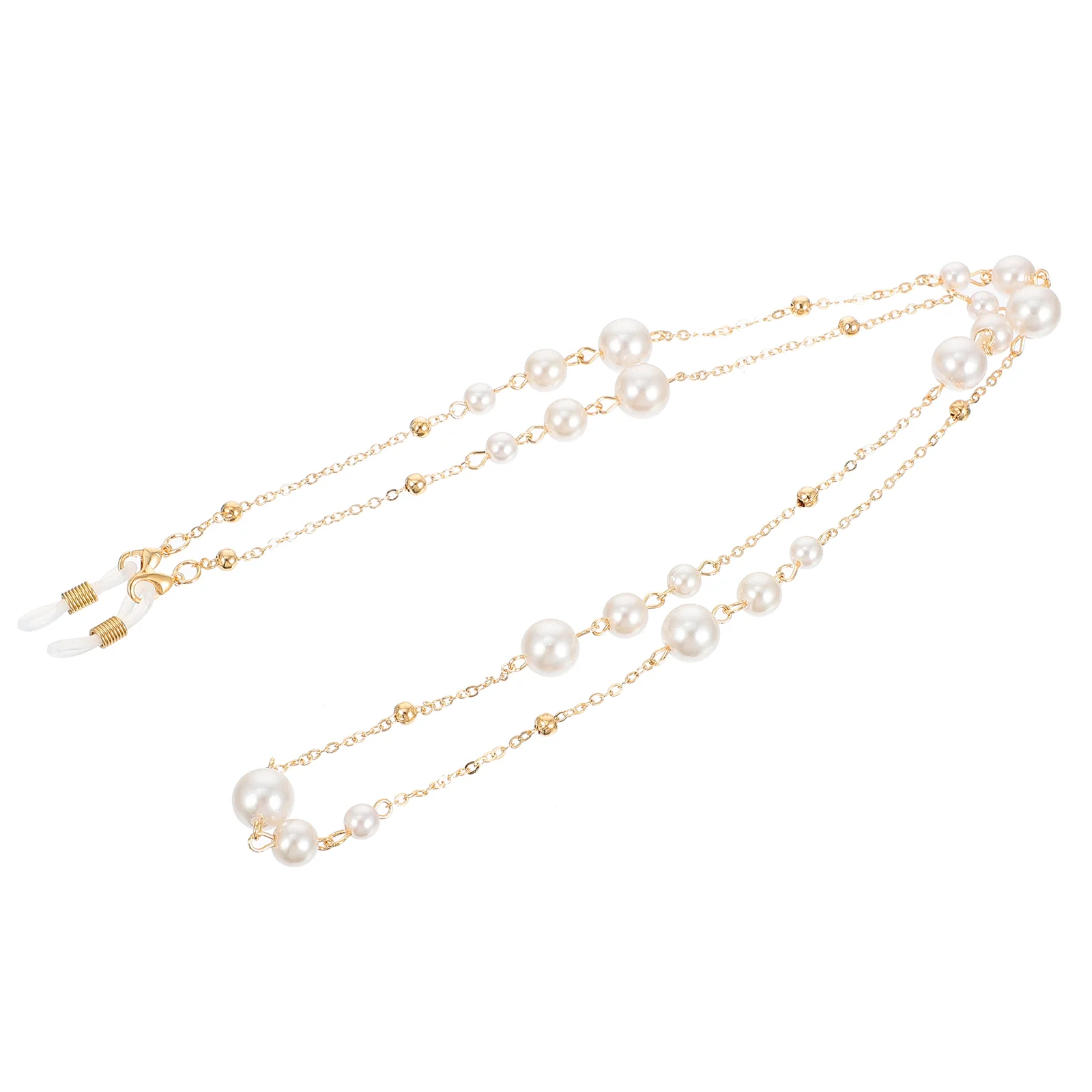 

Glasses Chain Eyeglass Holder Necklace Anti- Lost Strap Women's Chains Mouth Cover Elastic Cord Lanyard Face Rope Pearl