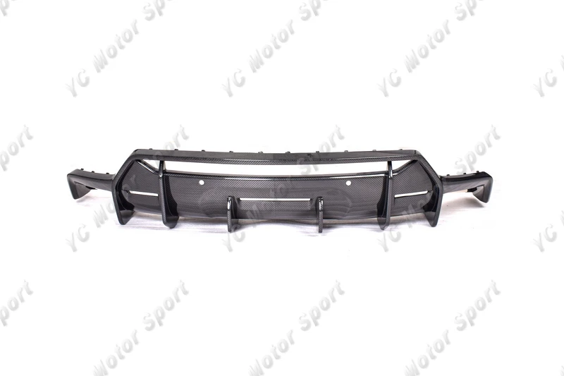 Автомобильный задний диффузор из сухого углеродного волокна VRS RMP edition подходит