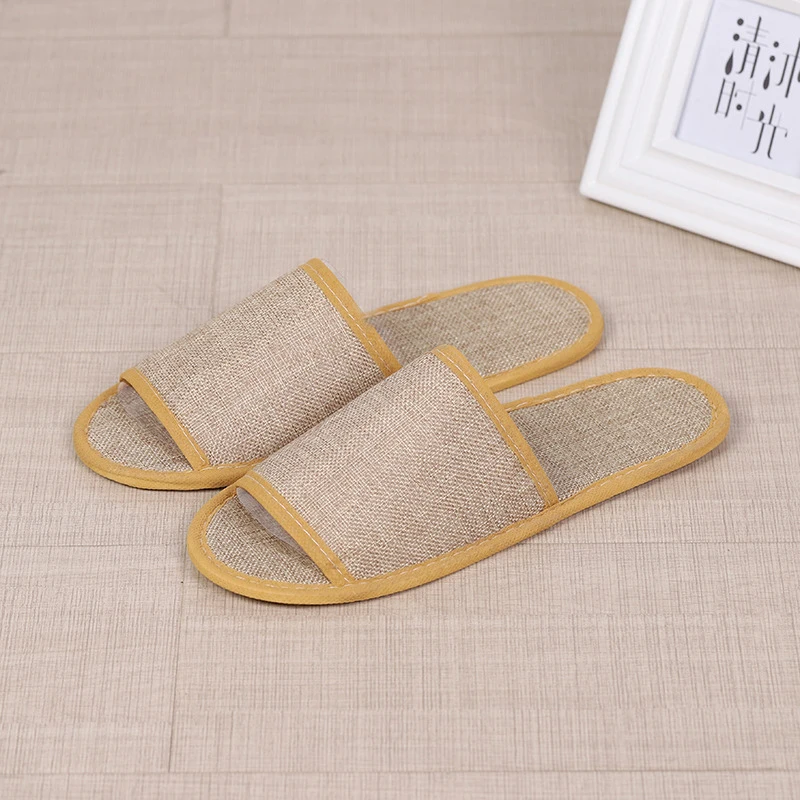 1 Pair Simple Home Slipper Men Women Travel Spa Portable Folding Disposable Slipper House Home Guest Indoor Slippers Big Size