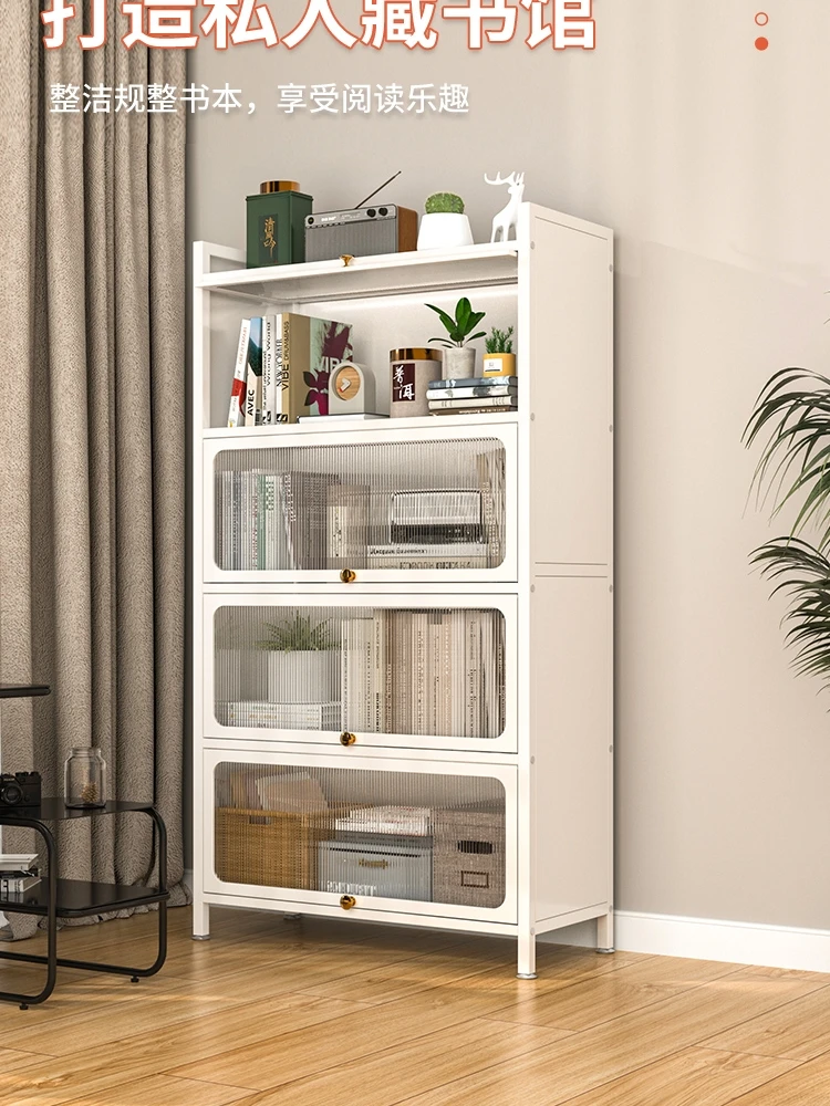 

Flip cover with cabinet door, kitchen storage rack, floor to floor multifunctional storage rack, electrical storage cabinet