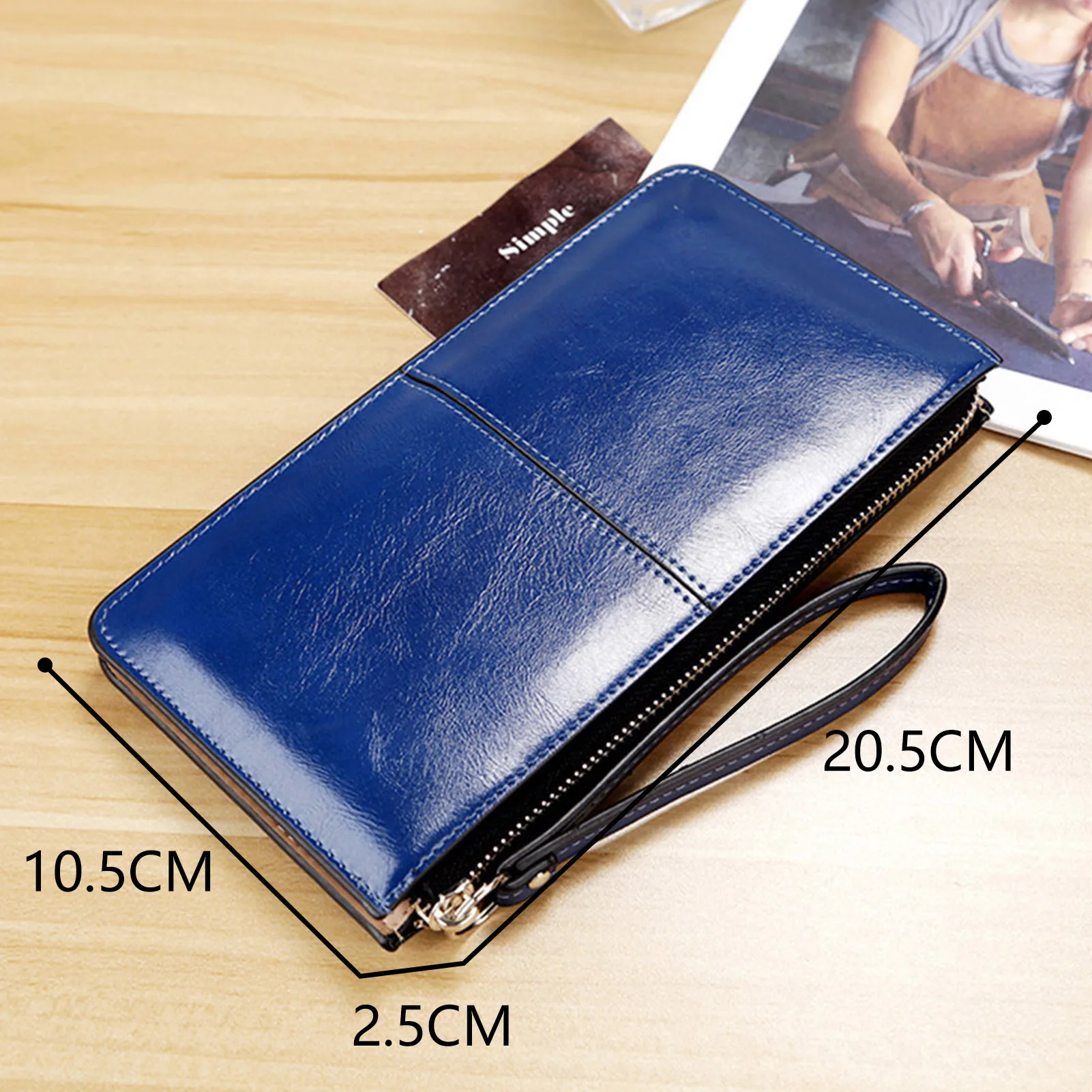 

Женский кошелек большой вместимости, модный кошелек, сумочка с браслетом для церемонии и других праздников EIG88