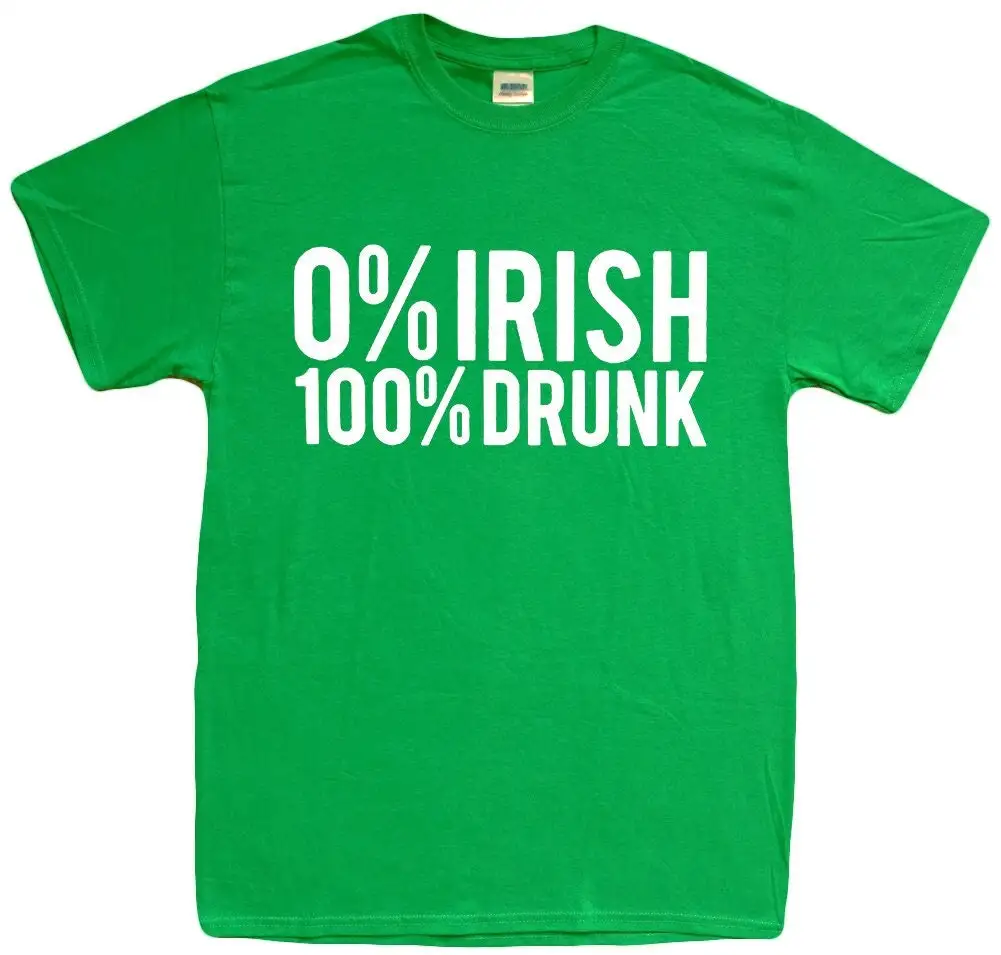 Большая и высокая Мужская футболка забавный день St paфокусов ирландский пьяный