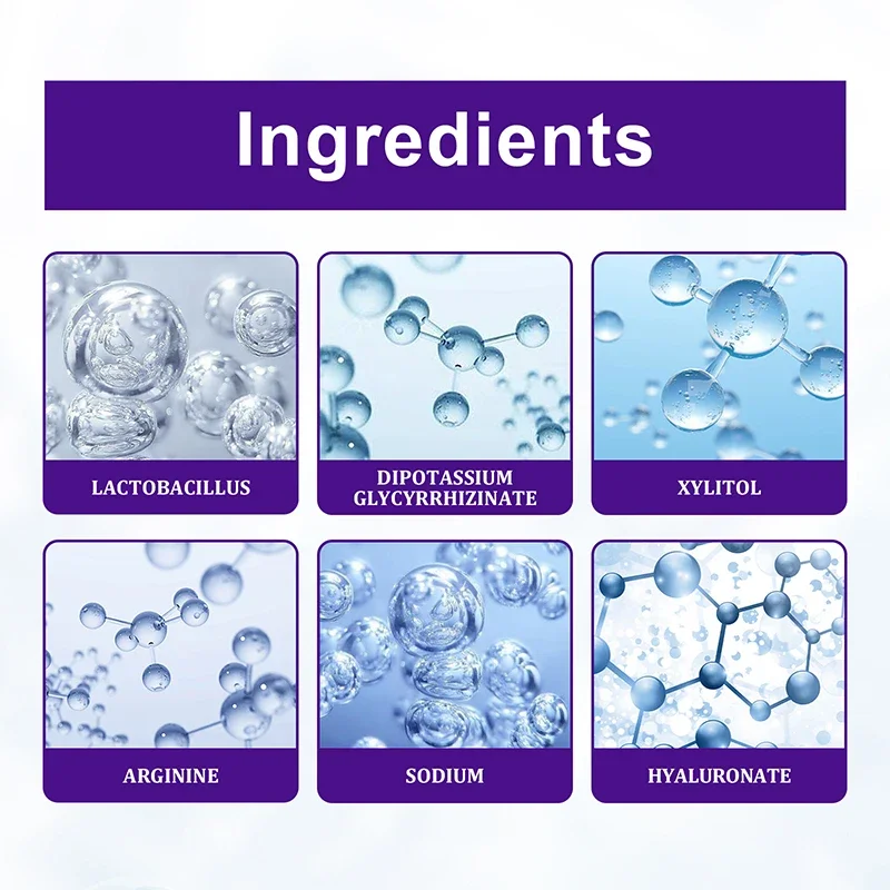 Фиолетовая отбеливающая зубная паста V34 Smilekit удаляет пятна уменьшает желтые