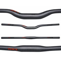 race face next black red carbon fibre handlebar mountain bike parts bicycle bars flat or riser handlebar for stem clamp 31 8mm