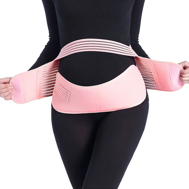

Black White Pink Belt for Pregnant Pregnancy Support Belly Band Adjustable Waist Care Maternity Abdomen Brace Protector Artifact