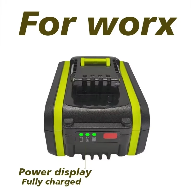 Used for WORX WA3553/WA3551 20V6000mah Cordless Power Tool Battery WA3572 WA3553 WX390 WX176 WX178 WU268 Backup Battery+charger