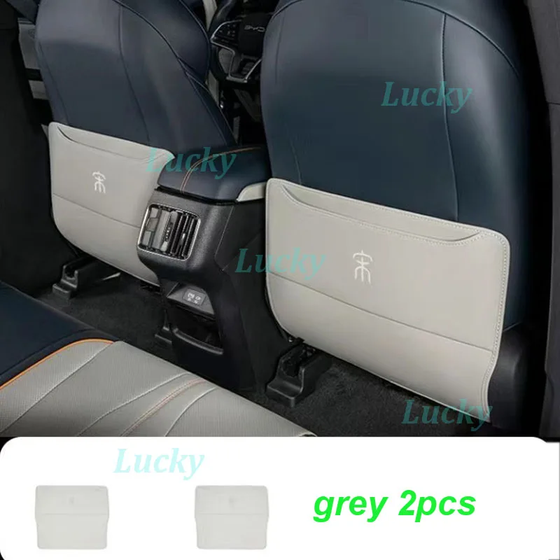 

Чехлы для защиты от ударов заднего ряда автомобиля для BYD Song Plus DMI EV 2021-2025, защита спинки сиденья, грязезащитные аксессуары для интерьера