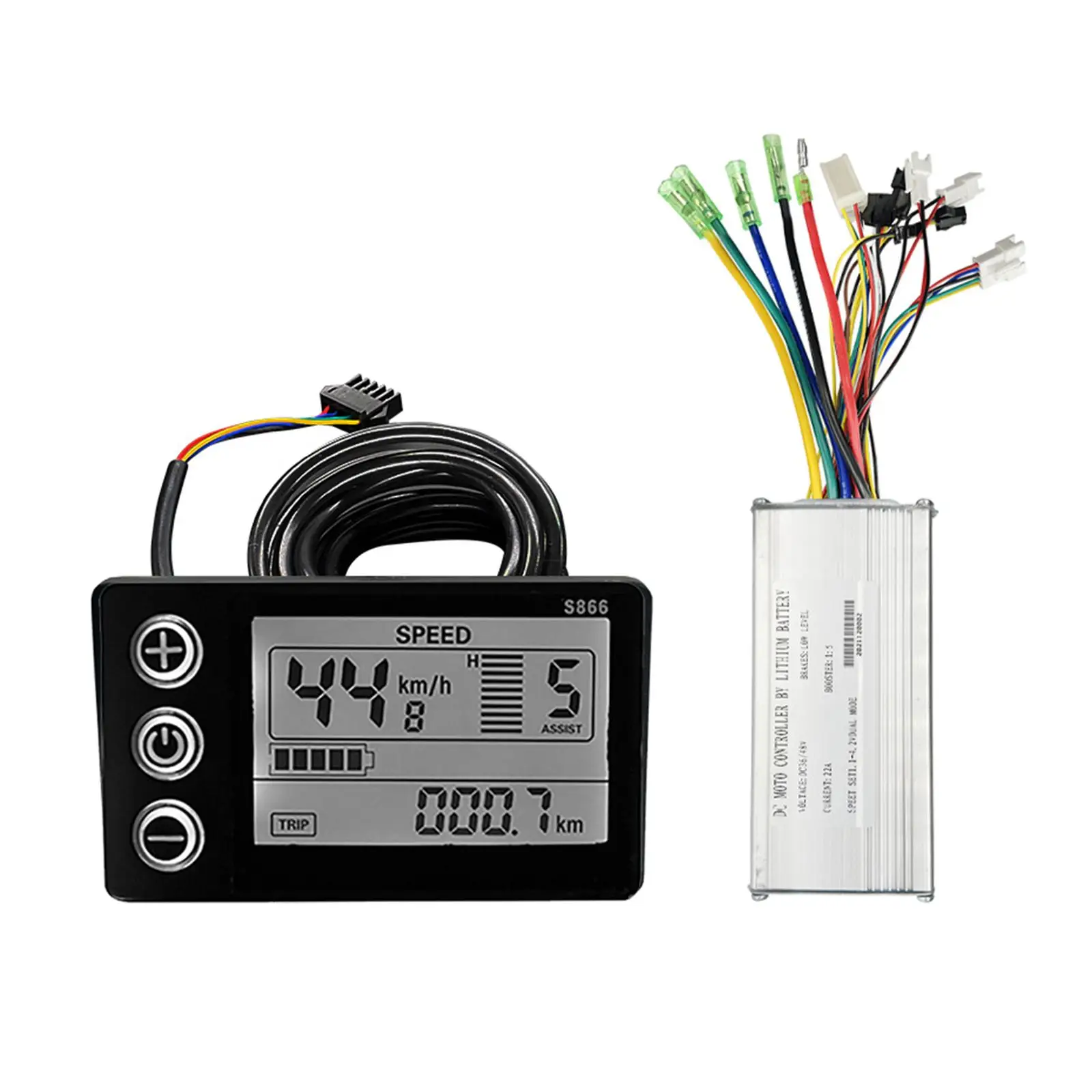 

Brushless Controller Kit with LCD Display Panel Electric Bicycle for E-Bike Scooter