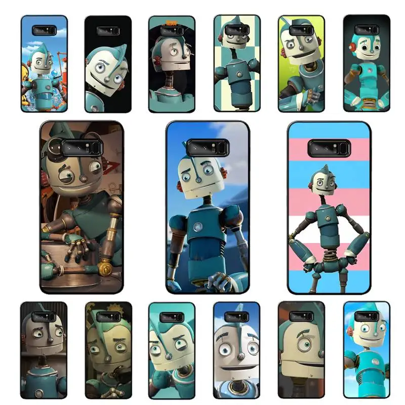 

Diseny blue sky Robots Phone Case for Samsung Note 5 7 8 9 10 20 pro plus lite ultra A21 12 02