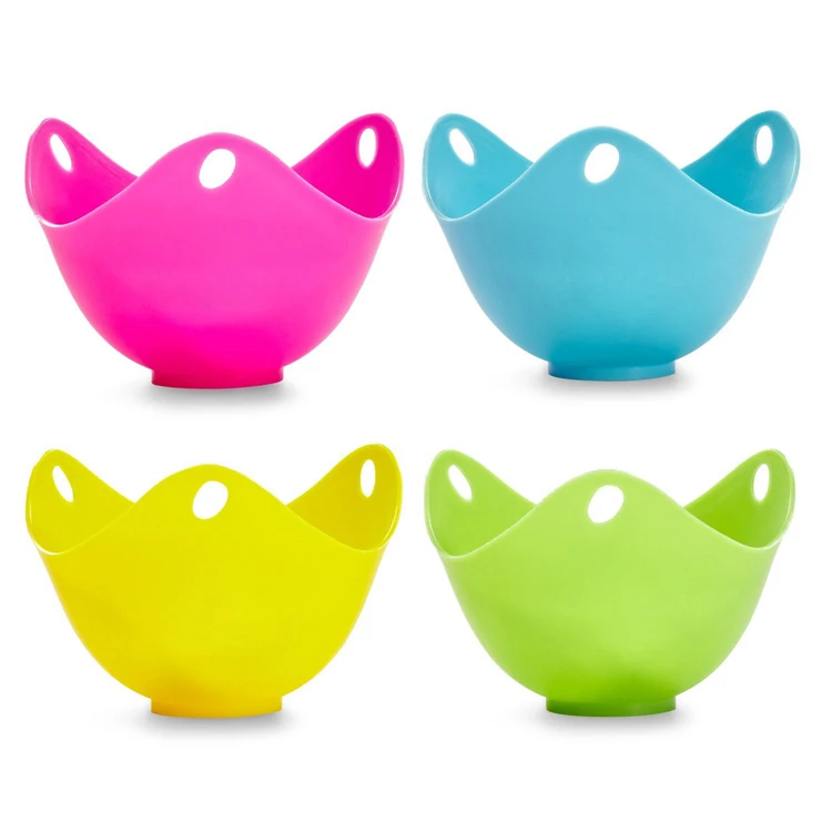 

Silicone Egg Poacher Steam Eggs Plate Tray Heat Resistant Kitchen Cooking Tool Accessory Poaching Pods Pan Egg Mould