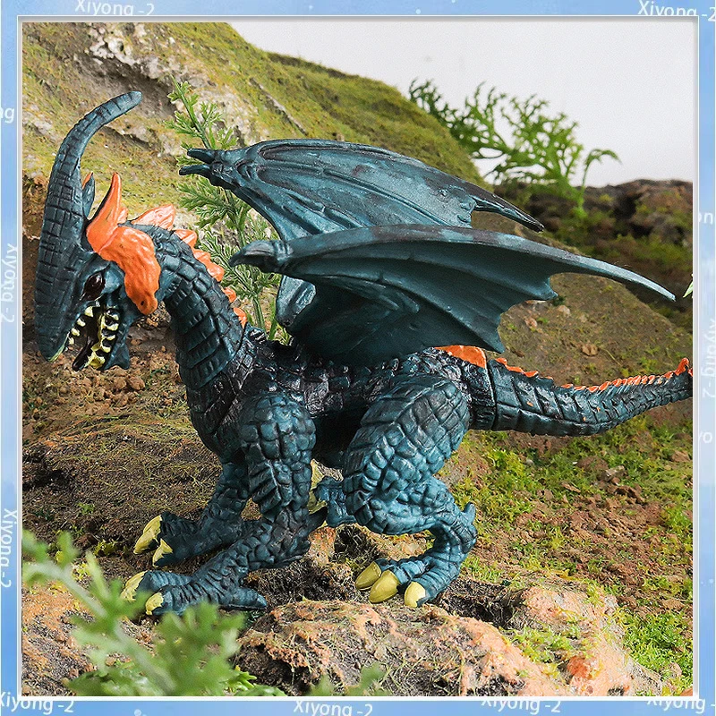 Oenux 4 шт./компл. летающий волшебный дракон вращающиеся монстры динозавры животные