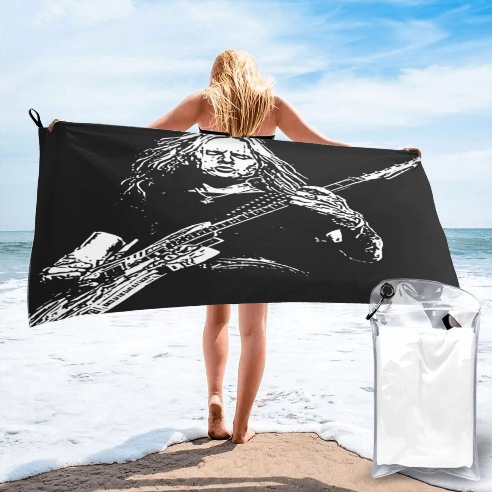 

Алиса в цепях Джерри Кантрелл 011399 5099 пляжное полотенце банное полотенце пляжный коврик для ванной Большое пляжное полотенце s для дома махр...