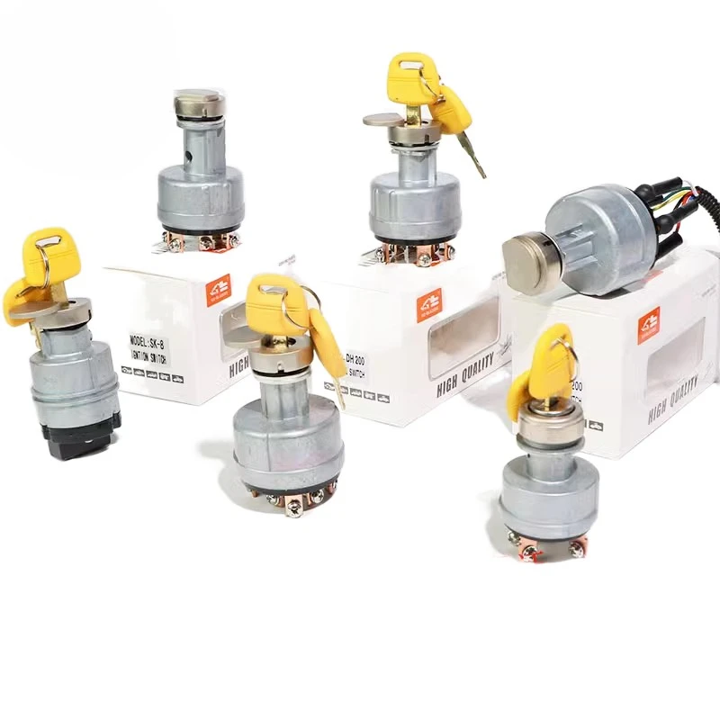 

Детали экскаватора XOJOX для Sany Daewoo Kobe сталь Kato Hitachi Carter Hyundai Xiaosong старт зажигания переключатель электроблокировки