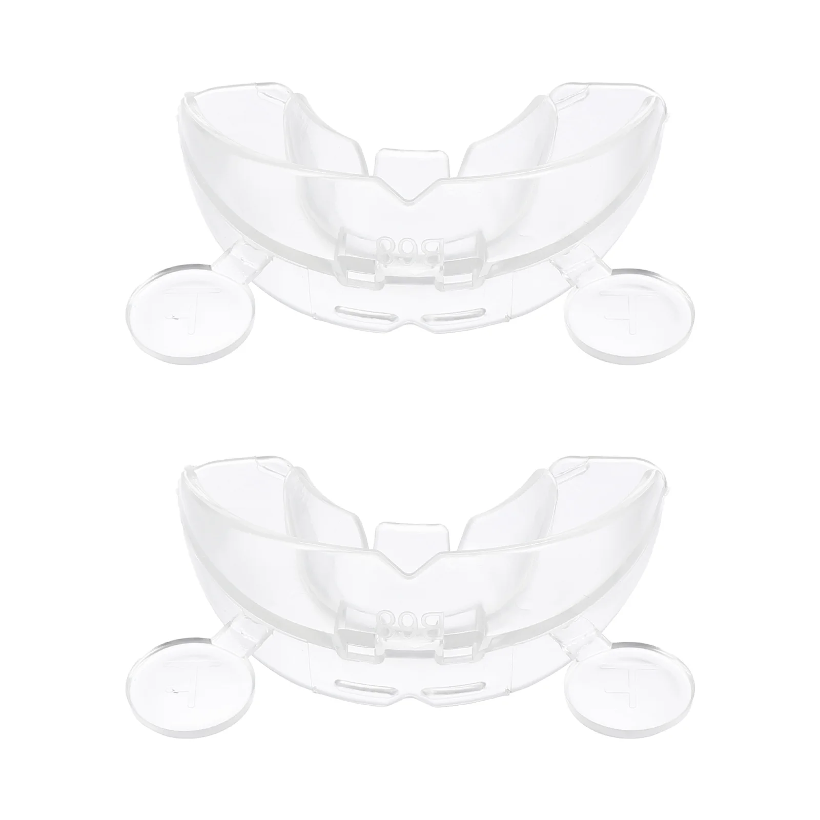 

2 Pcs Braces Lip Gloss Sets Gum Shield Teeth Protector Adults Tooth Corrector Night Anti-Molar Fixation Sports