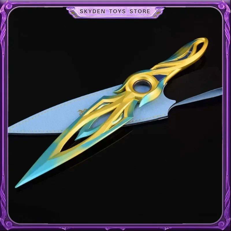 30 см Mystbloom Kunai Valorant нож синий красочная версия периферийные устройства Melee