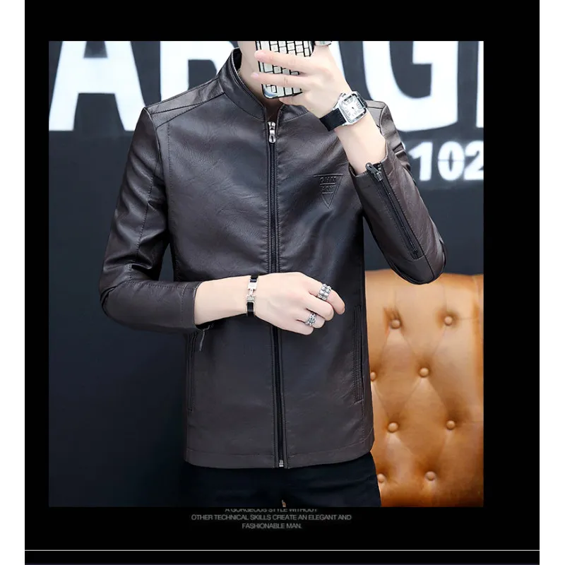 Маленькая мужская одежда зимняя молодежная верхняя XS маленькая кожаная куртка 60