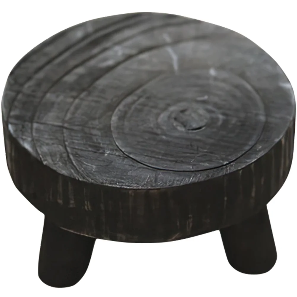 

Stand Woodendisplay Indoor Stool Round Wood Potholder Potted Garden Outdoor Flower Bonsai Decor Risers Dessert Rack