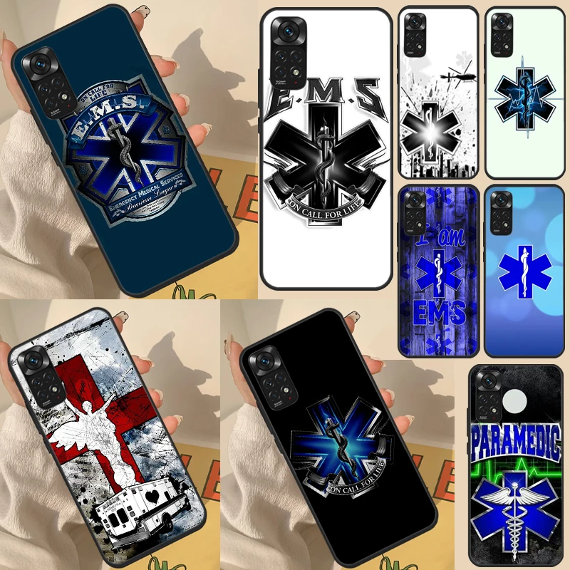 EMT EMS Medical Rescue для Redmi 10 10C 10A 9C 12C чехол для телефона для Redmi Note 12 11 10 9 8 Pro 8T 9S 10S 11S 12S