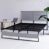 V4 Metal Bed Frame 14 Inch Full Size with Headboard and Footboard, Mattress Platform with 12 Inch Storage Space
