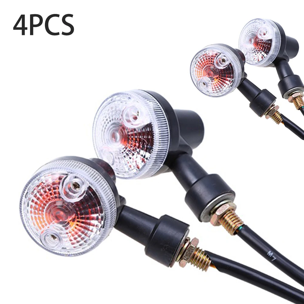 

4 PCS Indicator Lamp 12V Turn Signal Amber Motorcycle Turn Signal Universal Motorcycle Accessories High-quality Turn Signals