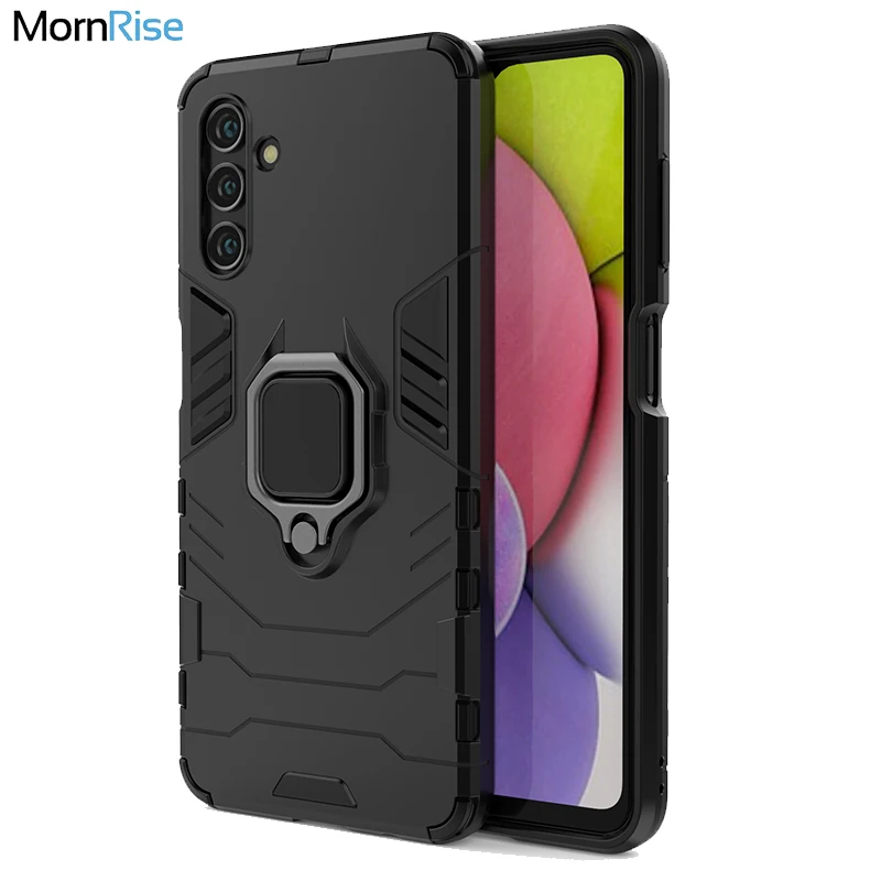 

Tough Hybrid Armor Cover For Samsung Galaxy A13 5G Case With Magnetic Finger Ring Socket Stand Protective Phone Cases Fundas