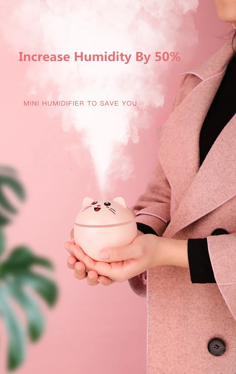 Портативный ультразвуковой увлажнитель воздуха 300 мл |