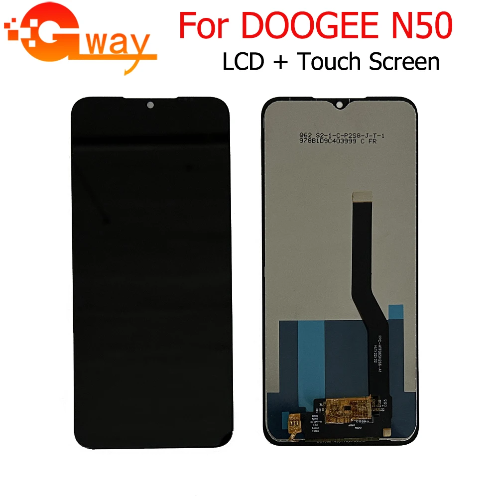 

6,52 дюймовый ЖК-экран для Doogee N50, ЖК-дисплей кодирующий преобразователь сенсорного экрана в сборе, экран с дигитайзером в сборе, ремонт DOOGEE N50, ЖК-дисплей с датчиком