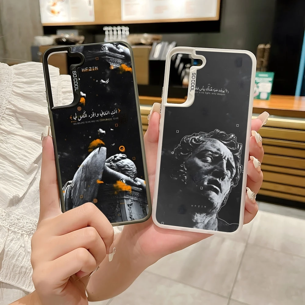 Чехол для телефона с лирическими цитатами и исламскими цветной серебристый