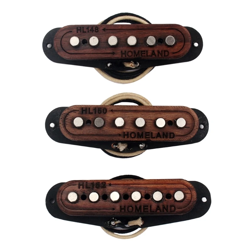 

3pcs 6 String Electric Bass Pickups Guitar Neck Pickups Set for Bass Guitar Drop Shipping