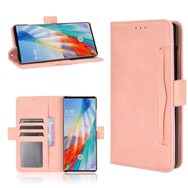 Фото Многофункциональный чехол для Huawei Pura 70 Ultra P60 Pro P50 P40 Lite E P30 P20, кожаный, в стиле ретро, с 5 слотами для карт, книжка-кошелек, флип-кейс №1