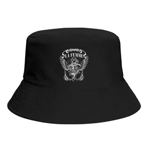 Tattoo LA FEMME  Bucket Hat Polyester Men Unisex Fisherman Hat Customized Fashion Panama Hat