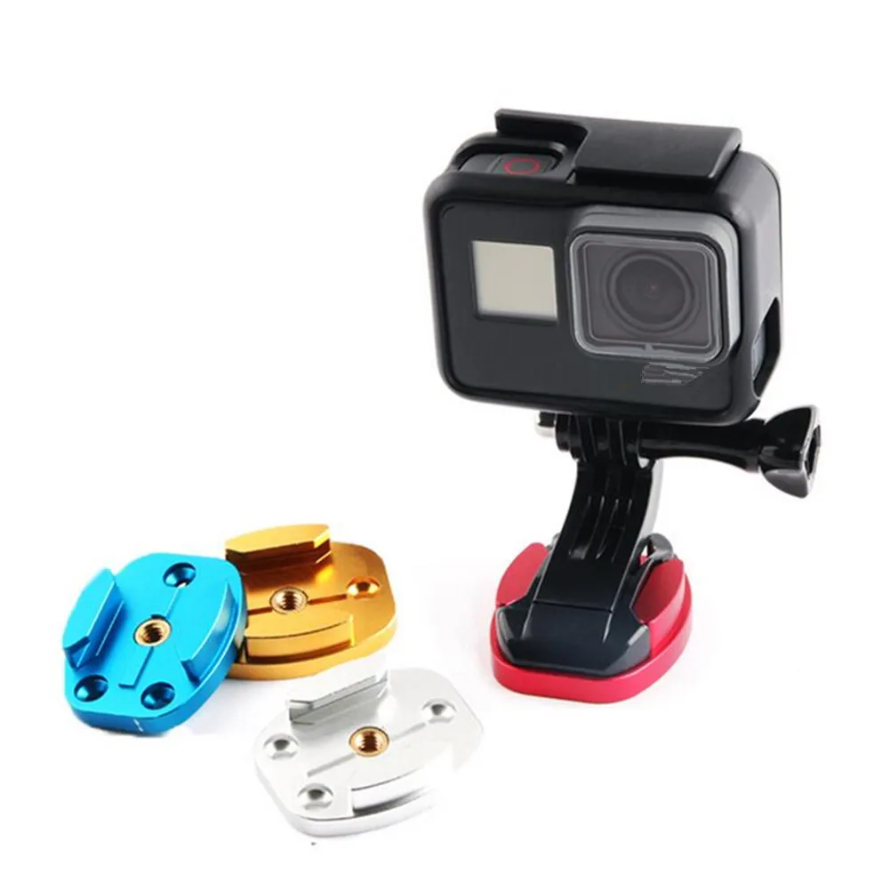 

Быстросъемная пластина штатив кронштейн базовое крепление для GoPro Hero 8 7 6 5 4 Xiaoyi Yi 4K экшн-камеры 1/4 дюйма винтовое крепление для штатива