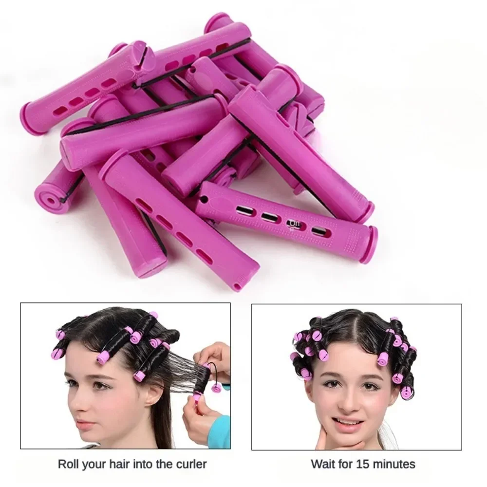 12 шт. безнагревательные бигуди для холодной завивки волос мягкие тянущий