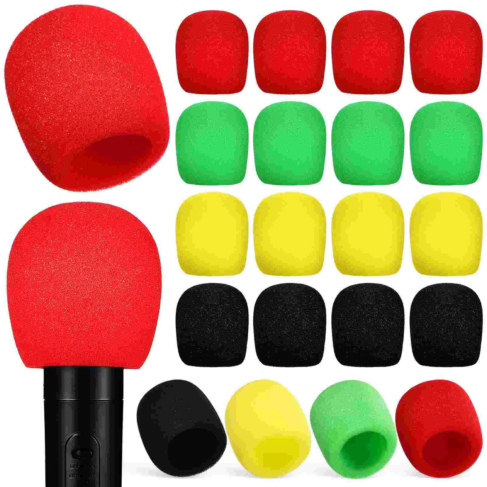 

Microphone Mic Covers Coverwindscreen Sponge Caps Universalfilter Spongesprotector Handheld Headset Protectors Sleeve