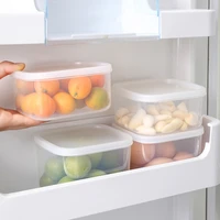kitchen transparent storage box household food grade fruit vegetable fresh keeping box refrigerator preservation sealed supplies